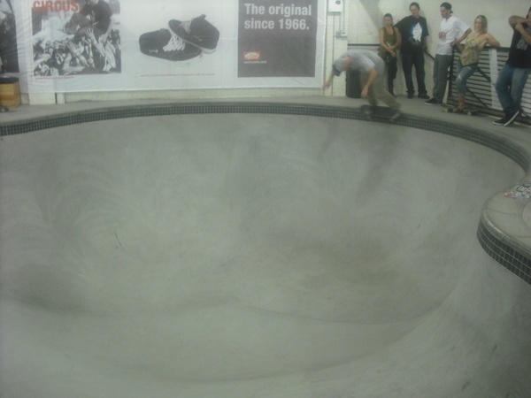 down to House of Vans. This bowl is tough to ride.